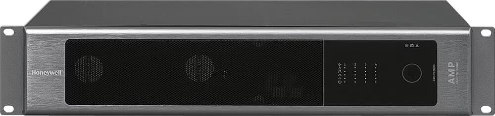 4 Ch 2000W Class D Amp w/ Power Sharing — Evacuation Alert & Management Systems