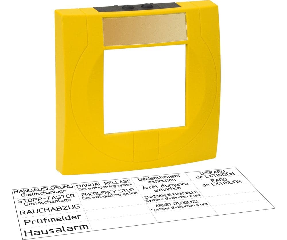 Esser 704902 — Manual Call Point Housing, Yellow — Өрт дабылы жүйелері
