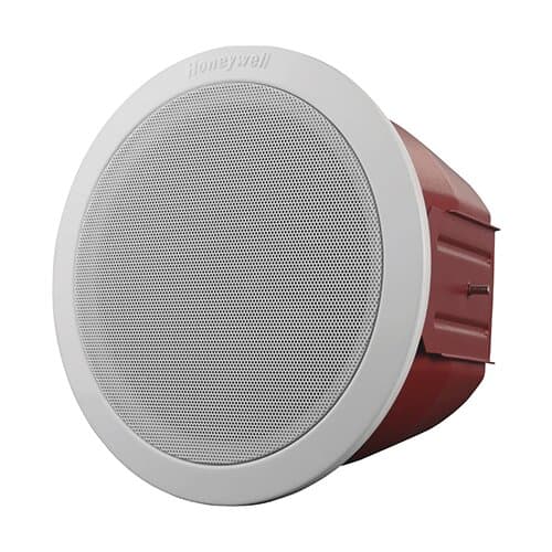 Ceiling Speaker with Fire Dome Honeywell LSC-506 L-VCM6BEN 6"/3/1.5/0.75W, Metal, White — Evacuation Alert & Management Systems